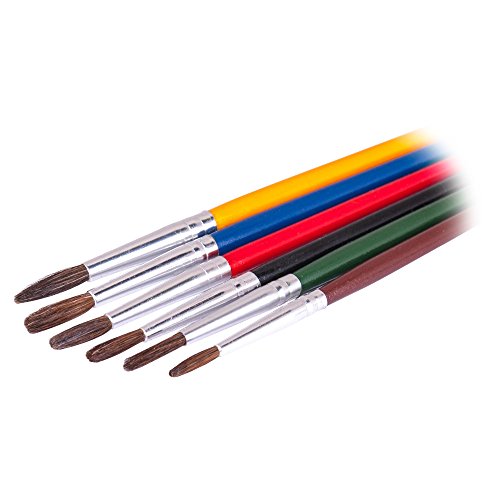 AES Industries 2905 Artist Brush Assmt. Asst.Brush Display- 144 Pieces