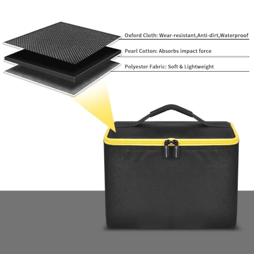 Air Compressor Storage Bag for AstroAI 150 PSI 12V DC/110V AC Tire Inflator - color: Black