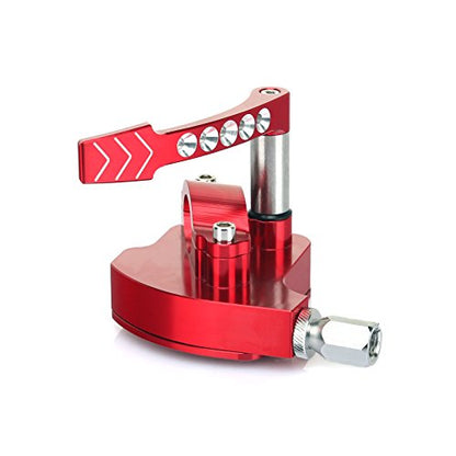 Universal 7/8" Handlebar Thumb Throttle,for Yamaha Banshee 350,Red - color: Silver