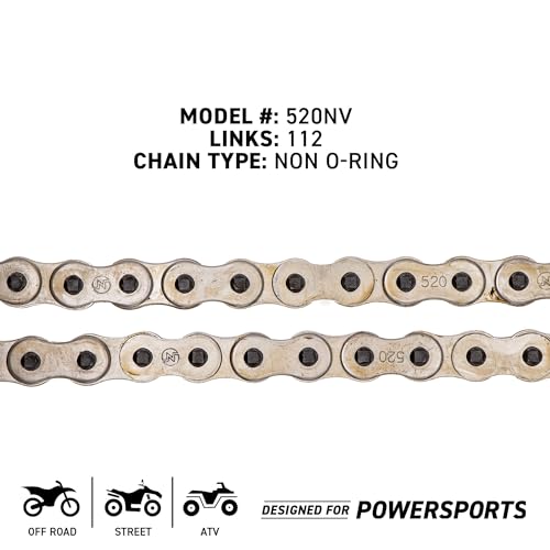 NICHE Drive Sprocket Chain Combo for Honda CBR600RR Front 16 Rear 42 Tooth 520NZ Standard 112 Links - size: Standard Chain