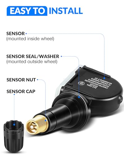 13598771 315MHz Tire Pressure Sensor for:-GMC Acadia 2007-2016