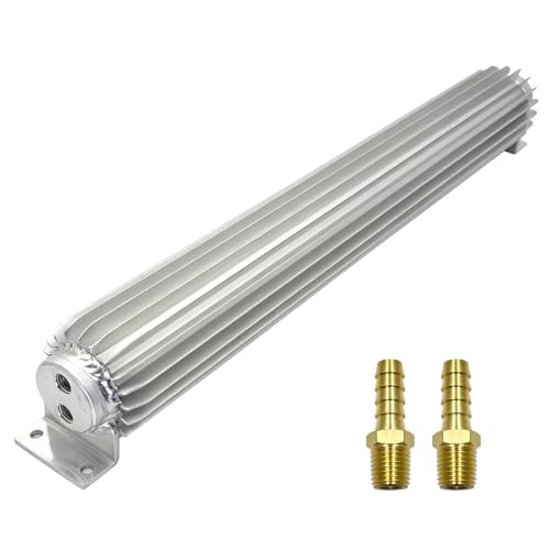 24" Aluminum Finned Transmission Oil Coolers Dual Pass - color: Dual Pass, size: 24''