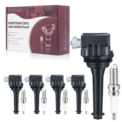 UF517 Ignition Coils & Spark Plugs Tune Up Kit, 5 Pack - size: UF517 & Spark Plugs