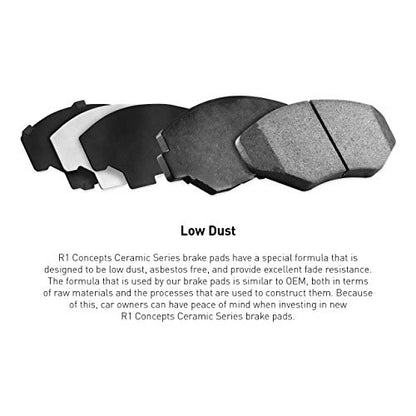 R1 Concepts Front Ceramic Brake Pads| Fits 2005-2019 Subaru Legacy