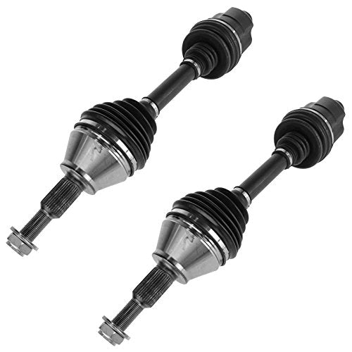 TRQ Front Driver and Passenger Side CV Axle Assembly Set 2 Piece - style: CSA82454