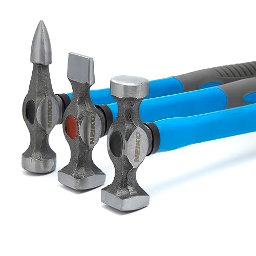 Neiko 20730A Auto Body Tool Set, Drop Forged Hammer and Dolly, 7 Piece - size: Drop Forged Hammer & Dolly Set