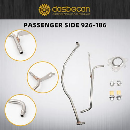 Dasbecan Turbo Coolant Line Kit Passenger and Driver Both Side 926-186