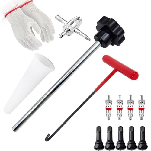 Tire Valve Stem Removal Replacement Tool Kit,Without Removing Tire