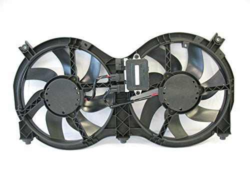 OE Replacement Dual Radiator and Condenser Fan Assembly NISSAN PATHFINDER 2014-2017 (Partslink NI3115149)