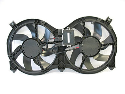 OE Replacement Dual Radiator and Condenser Fan Assembly NISSAN PATHFINDER 2014-2017 (Partslink NI3115149)