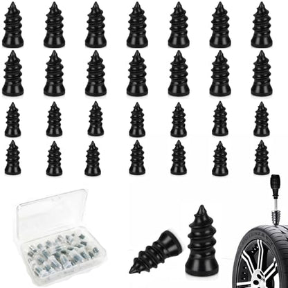 PINKJOY 30 Pcs Tire Repair Nails Self-Tapping Screw Rubber Screw Tool Self-Service Tire Repair NAI for Car Motorcycle Truck - size: 30PCS
