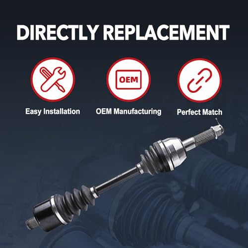 Rear Drive Shaft Left CV Axle for 2016-2021 Honda Pioneer 1000