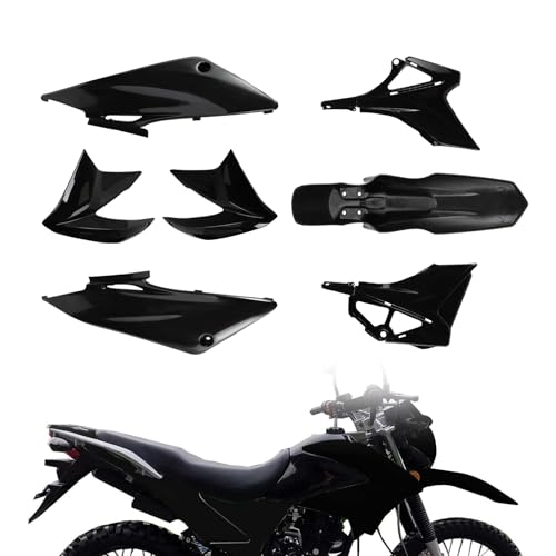 Plastics Fairing Fender Kit for Dirt Bike Hawk 250 - color: Black