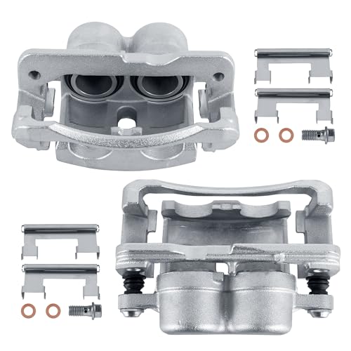 18B4728 18B4729 Front Disc Brake Calipers Compatible with 1999-06 Silverado - size: Front 18B4728+18B4729