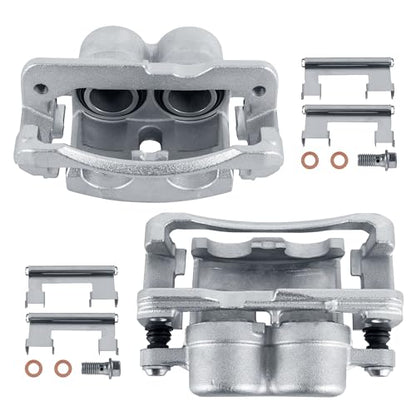 18B4728 18B4729 Front Disc Brake Calipers Compatible with 1999-06 Chevy - size: Front 18B4728+18B4729