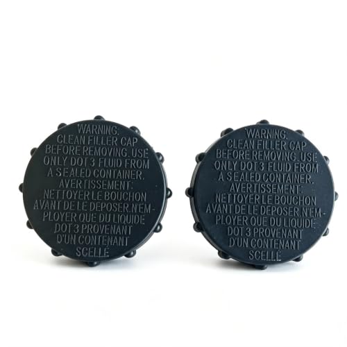 2 PCS FL3Z2162A BRFC19 Brake Fluid Reservoir Cap For Fit Ford F-150 2015-2019 For Ford Expedition 2018-2021 For Lincoln Navigator 2018-2021 Brake Master Cylinder Cap Replace FL3Z-2162-A