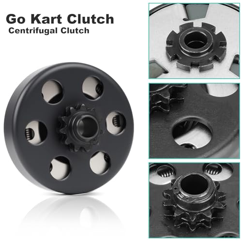 Go Kart Clutch 5/8" Bore 11 Tooth for #35 Chain, Fit for 2.8HP 97cc Engine - size: 5/8" Bore 11T