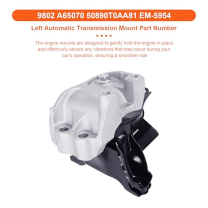 Engine Motor Mount ,Replacement for A65081 A65082 A65041 A65052 A65070 - size: CR-V 2.4L 15-16