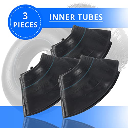 AR-PRO 15x6.00-6 Lawn Mower Tires with Tubes, 4-Ply Pneumatic Tires - size: 15x6.00-6