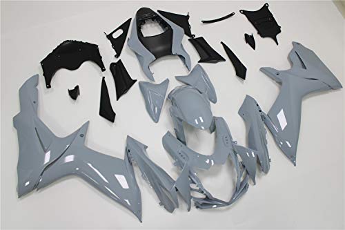 YTL Gray Full Fairing Fit for Suzuki 2011-2026 GSXR 600/750 - color: 017 Gray