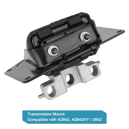 Engine Motor Transmission Mount Kit Replacement for Chrysler Sebring - size: 4PCS-Compatible with #A3034 A3049 A2841HY A2842HY
