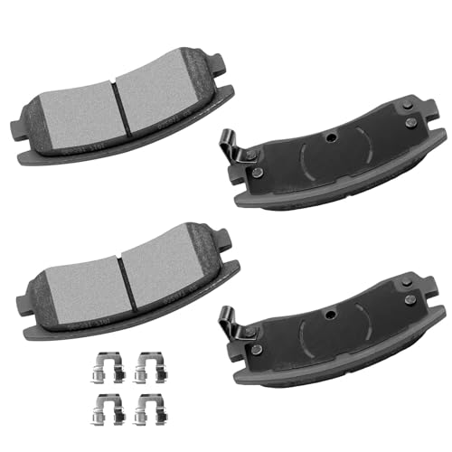 cciyu D698 Rear Ceramic Brake Pads Kits 4pcs - size: Rear[D698]