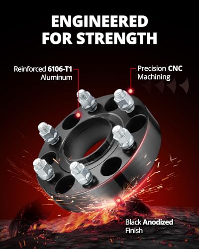 EVIL ENERGY 6x5.5 Wheel Spacers 1.5", 77.8 mm Bore Hubcentric M14x1.5 Studs - size: 1.5 inch
