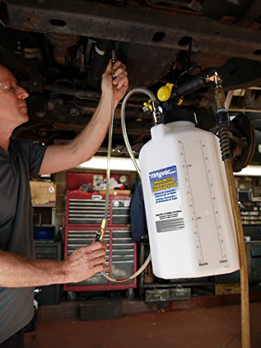 Mityvac MV7412 ATF Sealed Transmission Fluid Extractor and Refill Kit, 2.5 Gallon (10 Liter), Compressed Air, Isolated Flow Control, Pressure/Vacuum Switch Valves, MVA575 Flex Hose with Control Valve - style: MV7412