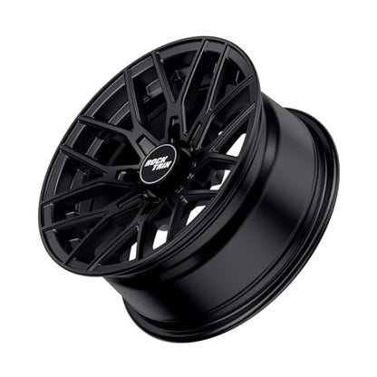 RockTrix RT104 14x7 ATV UTV Wheel 4x156 5+2 Offset, Matte Black, 1pc Single - size: 14x7 (5+2)