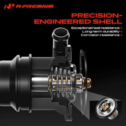 A-Premium Engine Coolant Thermostat Housing Assembly