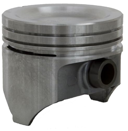 LowPricedAutoParts Set of 6 Round Dish Top Hypereutectic Pistons for 65-96 Ford 4.9L/300 | .030 (.75mm Oversized) | 4.030in. Bore Diameter