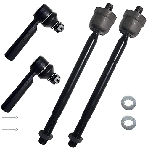 Outer Inner Tie Rod Ends ES80895 EV800529 for Toyota Tacoma 2005-2023