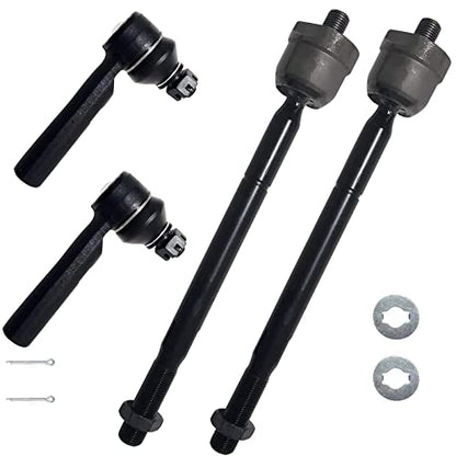 Outer Inner Tie Rod Ends ES80895 EV800529 for Toyota Tacoma 2005-2023