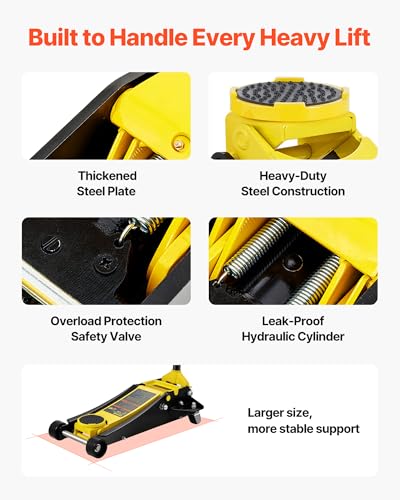 VEVOR 3 Ton Low Profile Floor Jack