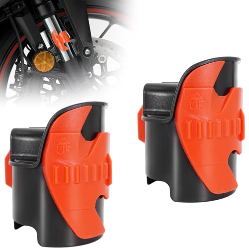 Motorcycle Fork Seal Cleaner 45-55mm Shock Absorber RepairTool 2Pack Orange - color: ORANGE