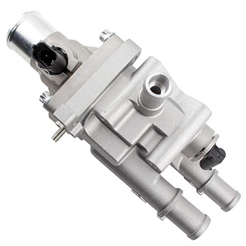 BOXI Engine Coolant Thermostat Housing Aluminum Thermostats Kit Compatible for 2011-2015 for Chevrolet Cruze 2012-2017 Trax 2013-2020 Sonic 1.8L 1.6L / 25192228 55575048 902-033