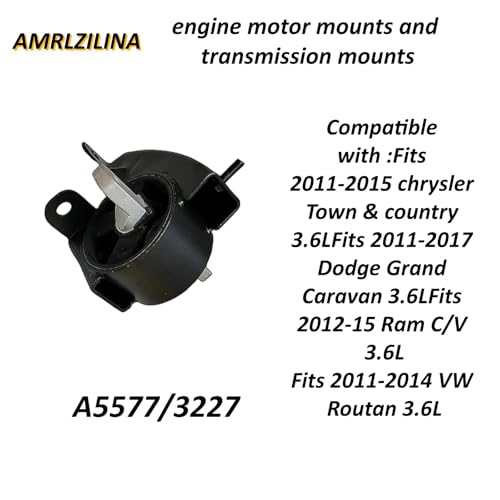 Engine Motor Transmission Mount Kit for Grand Caravan 2011-2017 - size: 2011-2017 Do-dge Grand Caravan 3.6L