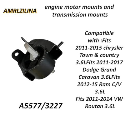 Engine Motor Transmission Mount Kit for Grand Caravan 2011-2017 - size: 2011-2017 Do-dge Grand Caravan 3.6L