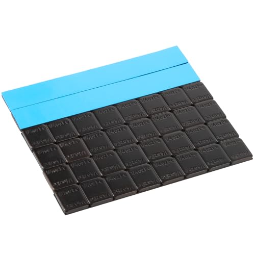 JiiinMiiin 1/4oz, 0.25oz, 48PCS Black Steel Adhesive Stick on Wheel Weights - color: Black, size: 0.25oz - 48PCS