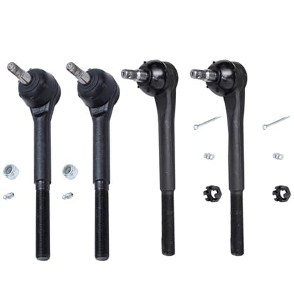 Detroit Axle - Front Tie Rods Kit for 82-92 Chevy Camaro Pontiac Firebird - size: 4S42792/group