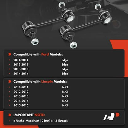 A-Premium Rear Sway Bar Link Stabilizer Bar Link - Smooth Driving