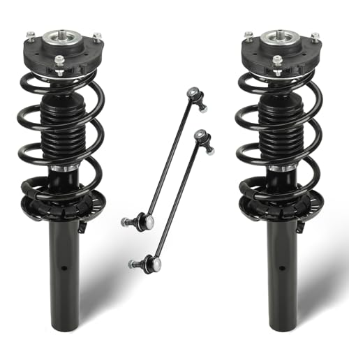 Front Struts Assembly Fit for Jetta 06-17, 09-17 for CC, 06-17 for Passat, 10-14 for Golf, 2012-2017 for Beetle, Shock w/Coil Spring Replace for 172311