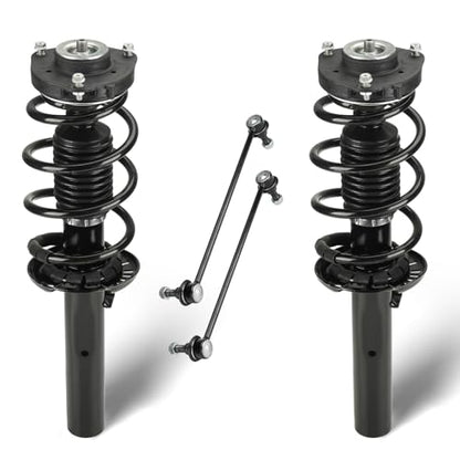 Front Struts Assembly Fit for Jetta 06-17, 09-17 for CC, 06-17 for Passat, 10-14 for Golf, 2012-2017 for Beetle, Shock w/Coil Spring Replace for 172311