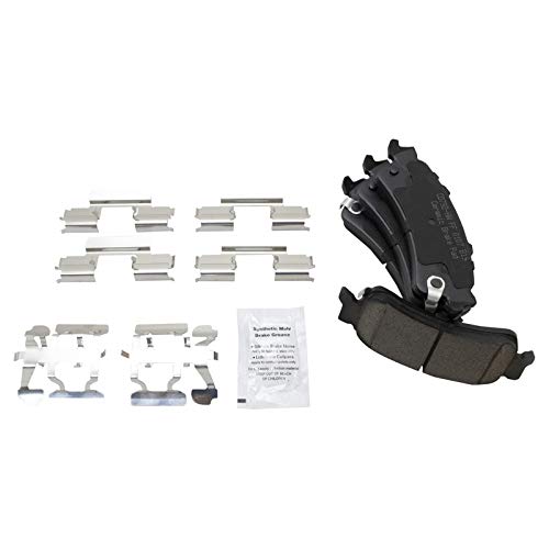 TRQ Rear Ceramic Brake Pad & Rotor Kit - style: BKA11192