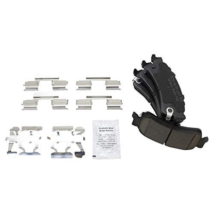 TRQ Rear Ceramic Brake Pad & Rotor Kit - style: BKA11192