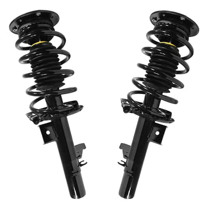 Detroit Axle - 2 Front Struts for 2007-2016 Volvo S80 2008-2016 V70 XC70 - size: 11493_11494/Pair