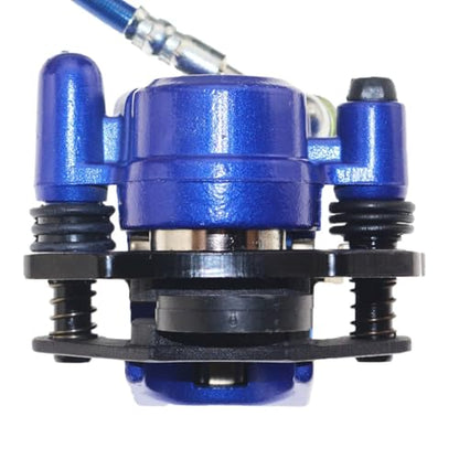 PRO BAT 110cc ATV Disc Brake Assembly Master Cylinder Caliper Brake Pads - color: Blue