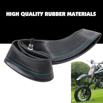 Motorcycle Heavy Duty Inner Tubes,Front 60/100-14 2.50-14 Rear 80/100-12 3.00-12 Inner Tube for CRF70 CRF110 KLX110 TTR90 PW80 RM60 RM65 TaoTao DB14 SSR Apollo Coolster Dirt Pit Bike