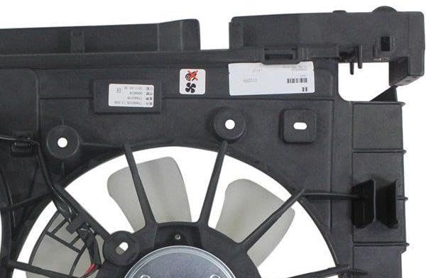 Sunbelt Dual Radiator And Condenser Fan Assembly Compatible with Lexus, Toyota CT200h, Prius, Prius Plug-In, Prius V 2010-2017 1.8L TO3115159 OE# 1671137040-PFM