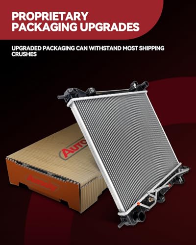 CU13078 Engine Coolant Aluminum Radiator - size: CU13078